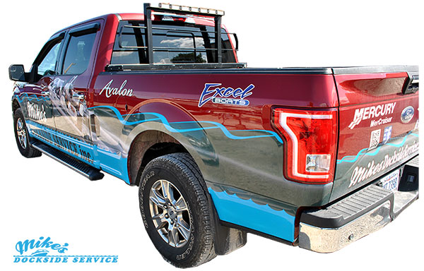 Mike's Dockside service truck