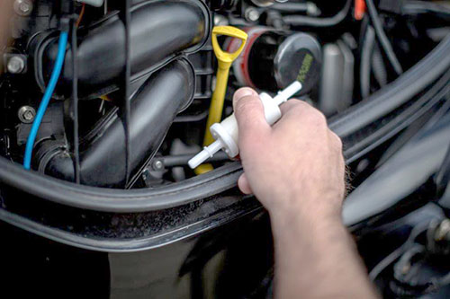 Mercury engine fuel filter maintenance