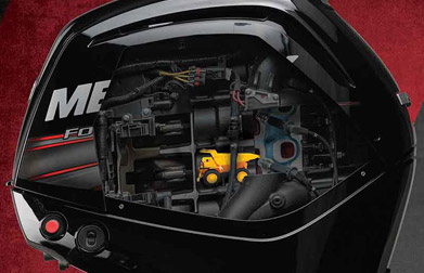 Mercury V8 Outboard engine